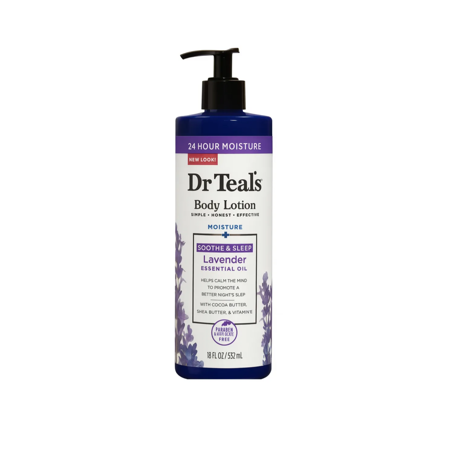 Dr Teal’s Lait Hydratant 24h à la Lavande