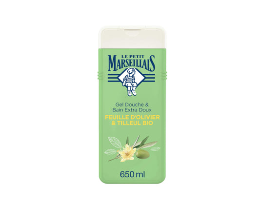 Le Petit Marseillais Feuille Gel Douche d’Olivier & Tilleul Bio 🌿